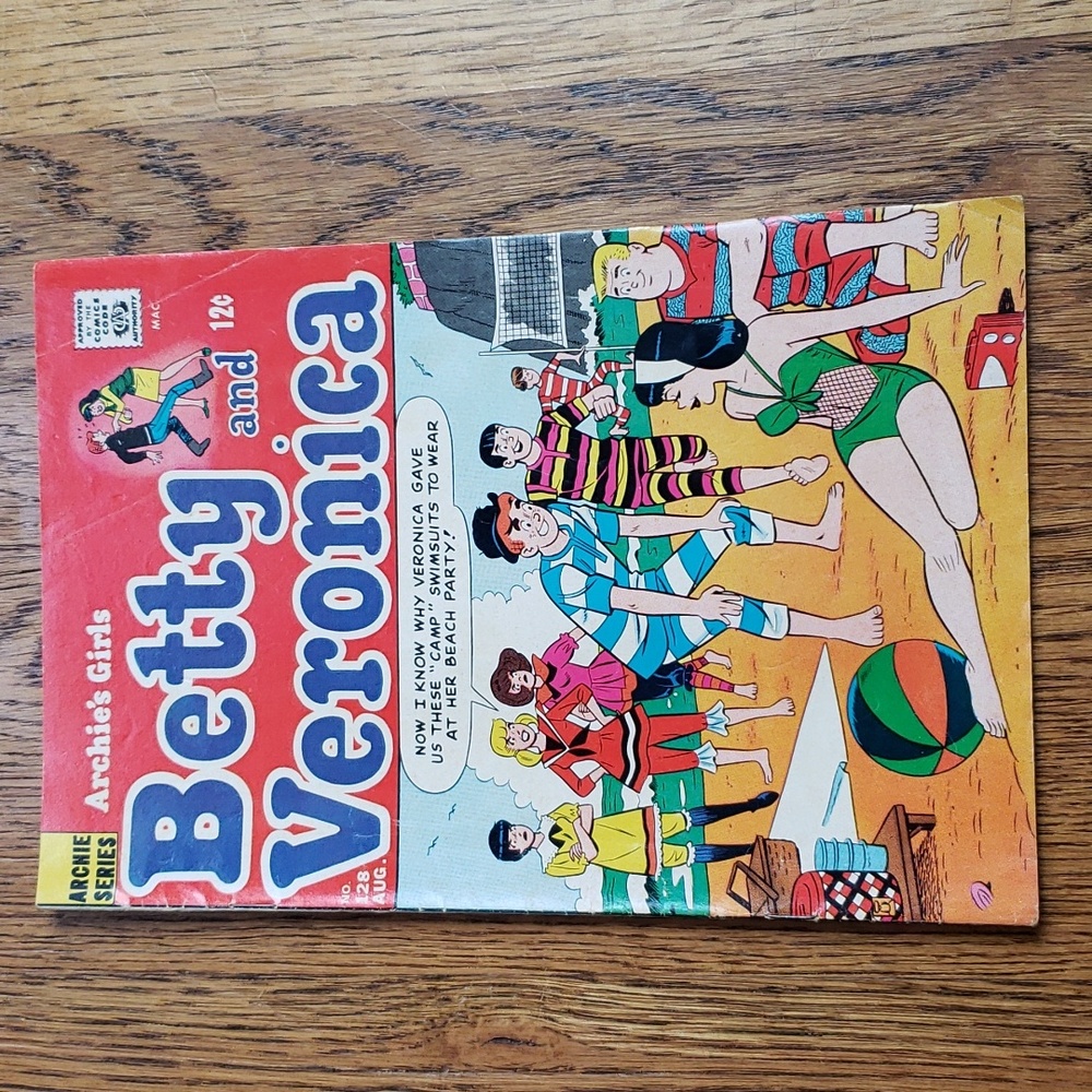 Vintage 60s Archie's Girls Betty And Veronica No. 128 Archie Series Comic Book